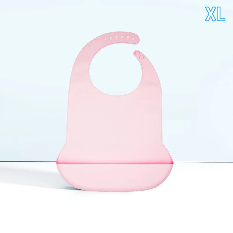 Wasserdichte Silikon-Erwachsenenlätzchen – Anti-Öl Essschutz-Schürze für Senioren und Menschen mit Behinderung