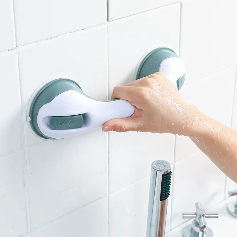Dusch-Haltegriff mit Saugnapf – Mobiler Stützgriff für Badewanne und D –