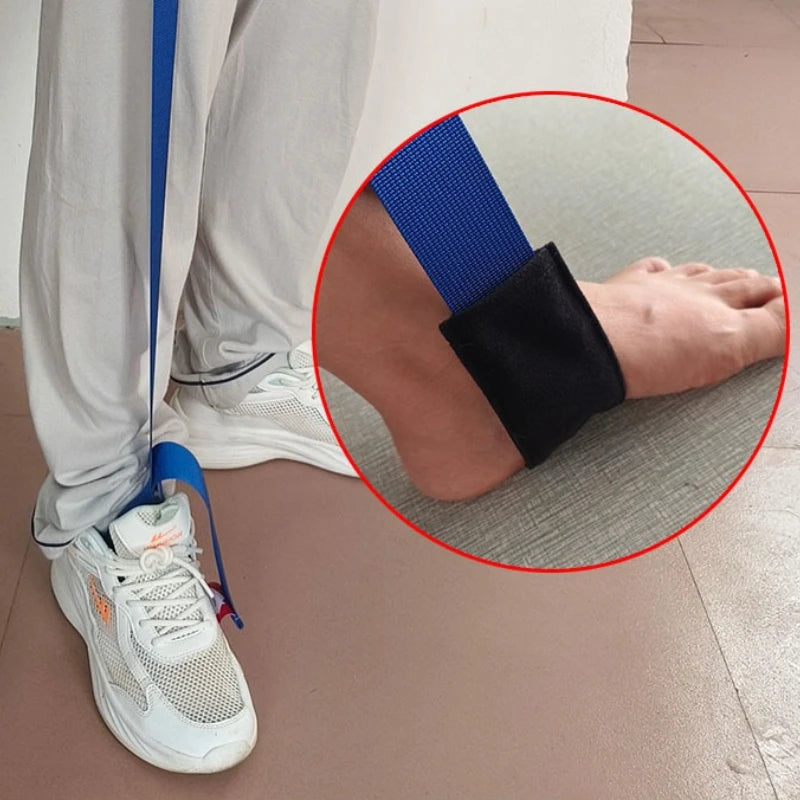 Gehhilfe mit Hebegurt – Bein- und Fußhebehilfe gegen Fußschleifen für Postoperative Rehabilitation und Gehtraining