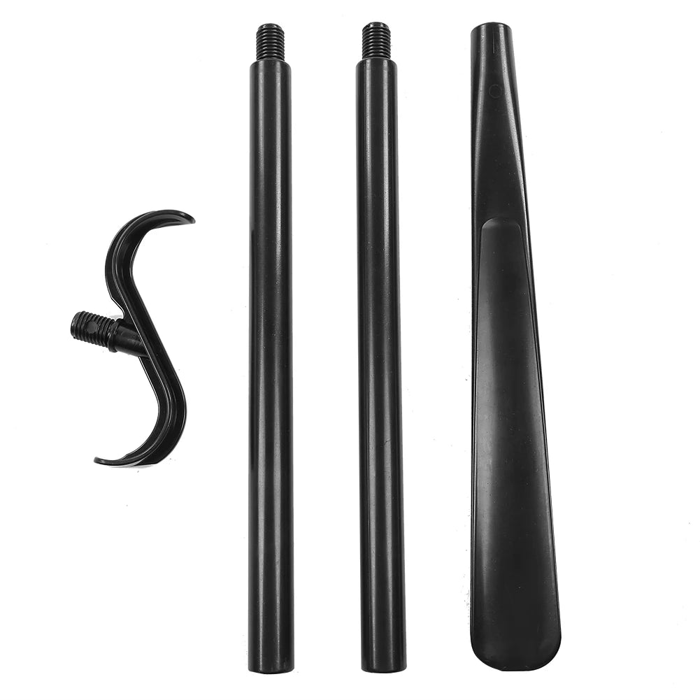 Langer Anziehstab mit Schuhlöffel – 90cm Multifunktionale Anziehhilfe für Schuhe und Socken für Senioren und Menschen mit Behinderung