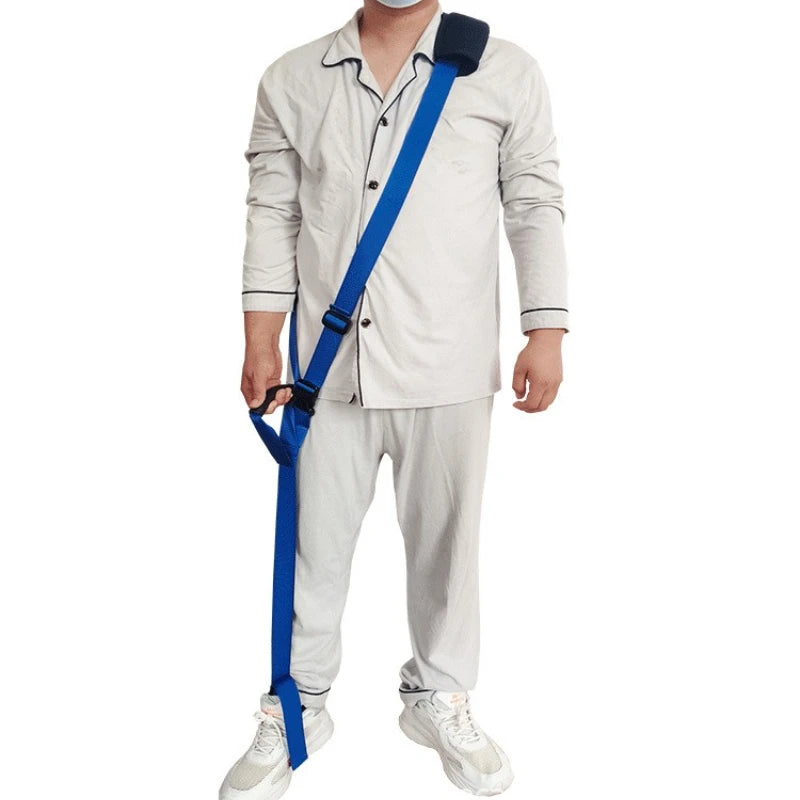 Gehhilfe mit Hebegurt – Bein- und Fußhebehilfe gegen Fußschleifen für Postoperative Rehabilitation und Gehtraining