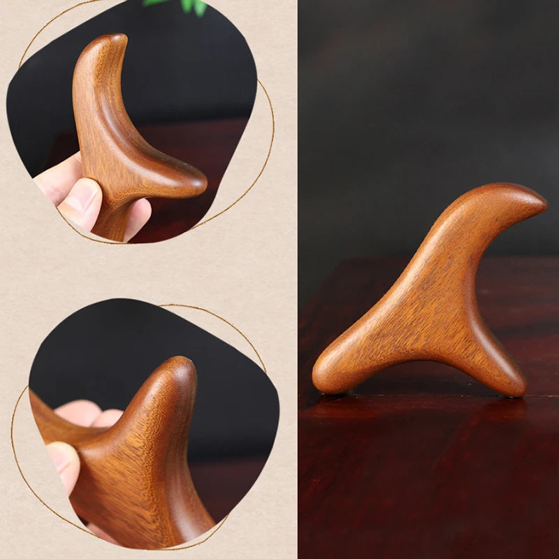 Sandelholz Massagewerkzeug – Triggerpunkt Massage Tool für Gesicht und Körper