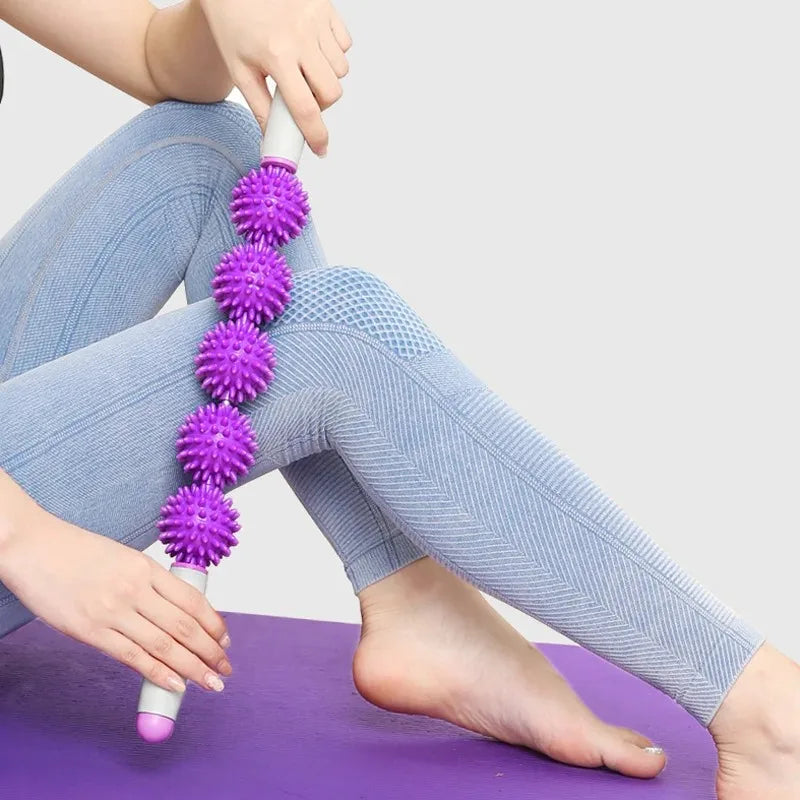 Massage Roller Stick – Mehrfachrollen Muskel- und Körpermassagewerkzeug