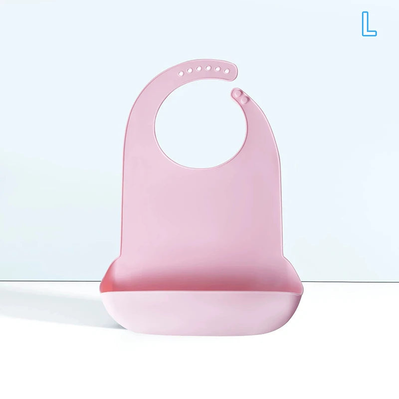 Wasserdichte Silikon-Erwachsenenlätzchen – Anti-Öl Essschutz-Schürze für Senioren und Menschen mit Behinderung