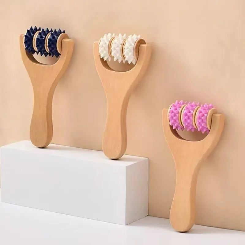 Roller-Design Massagebürste – Entspannungswerkzeug für Nacken, Schultern und Körper