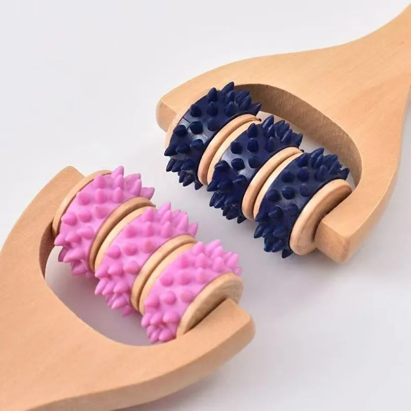 Roller-Design Massagebürste – Entspannungswerkzeug für Nacken, Schultern und Körper
