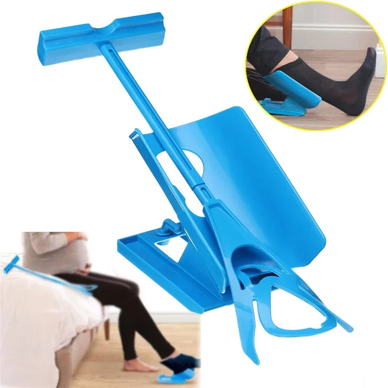 Flexible Sockenanziehhilfe – Tragbare Anziehhilfe mit Cradle-Design für Senioren und Verletzte