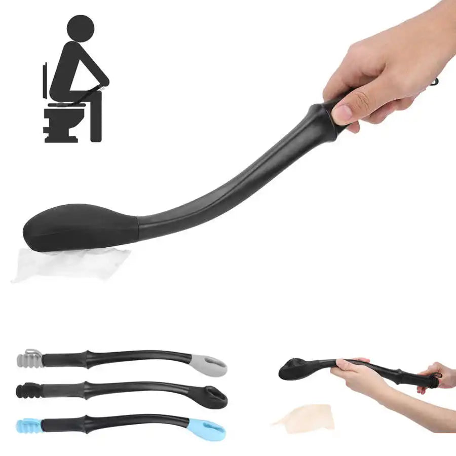 Mobiler Anti-Rutsch Toilettenpapierhalter – Selbstwischhilfe für Senioren, Menschen mit Behinderung und Eingeschränkter Beweglichkeit