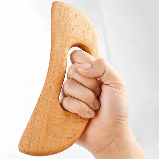 Halbmond Holz Massagewerkzeug – für Massage- und Wellnesspraktiken