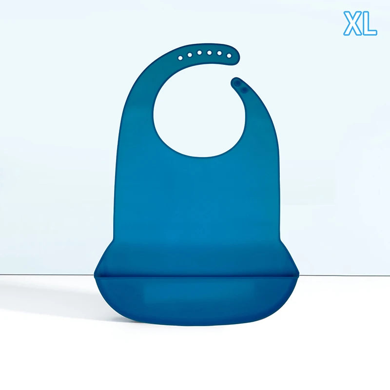 Wasserdichte Silikon-Erwachsenenlätzchen – Anti-Öl Essschutz-Schürze für Senioren und Menschen mit Behinderung