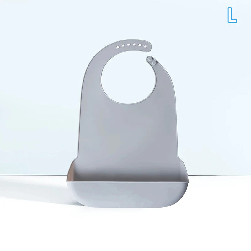 Wasserdichte Silikon-Erwachsenenlätzchen – Anti-Öl Essschutz-Schürze für Senioren und Menschen mit Behinderung