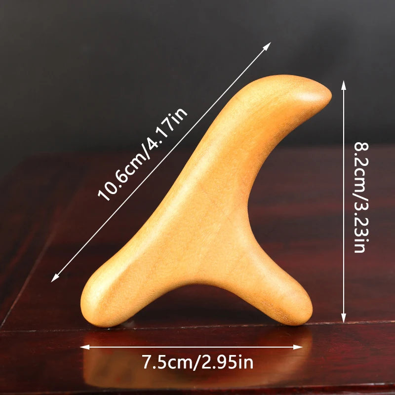 Sandelholz Massagewerkzeug – Triggerpunkt Massage Tool für Gesicht und Körper