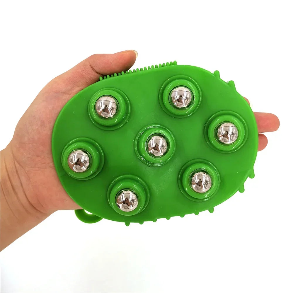Massagehandschuh mit Rollkugeln – Ganzkörper Wellness- und Entspannungswerkzeug