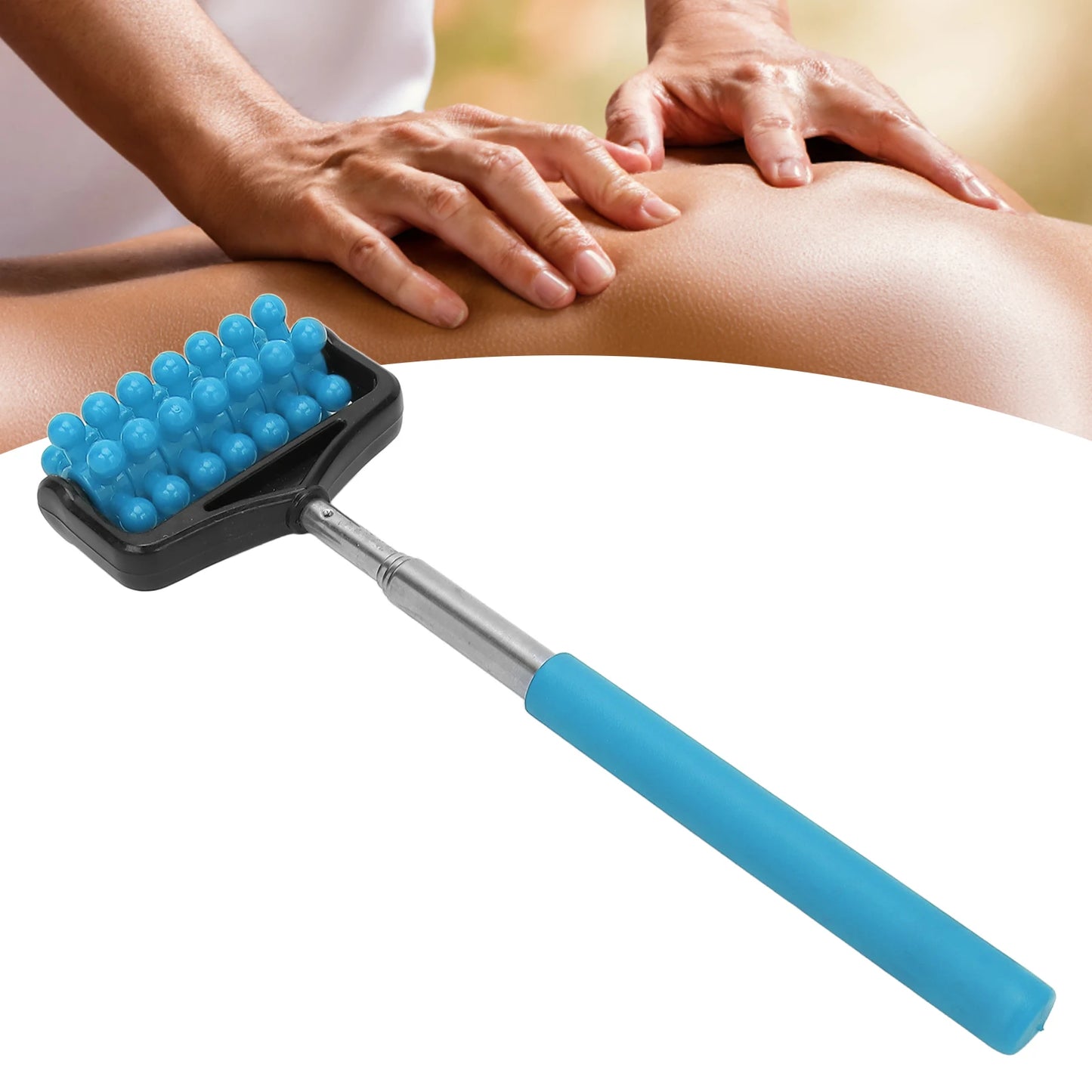 Verstellbarer Teleskop Massage Roller – Rücken- und Nacken Massage Stick