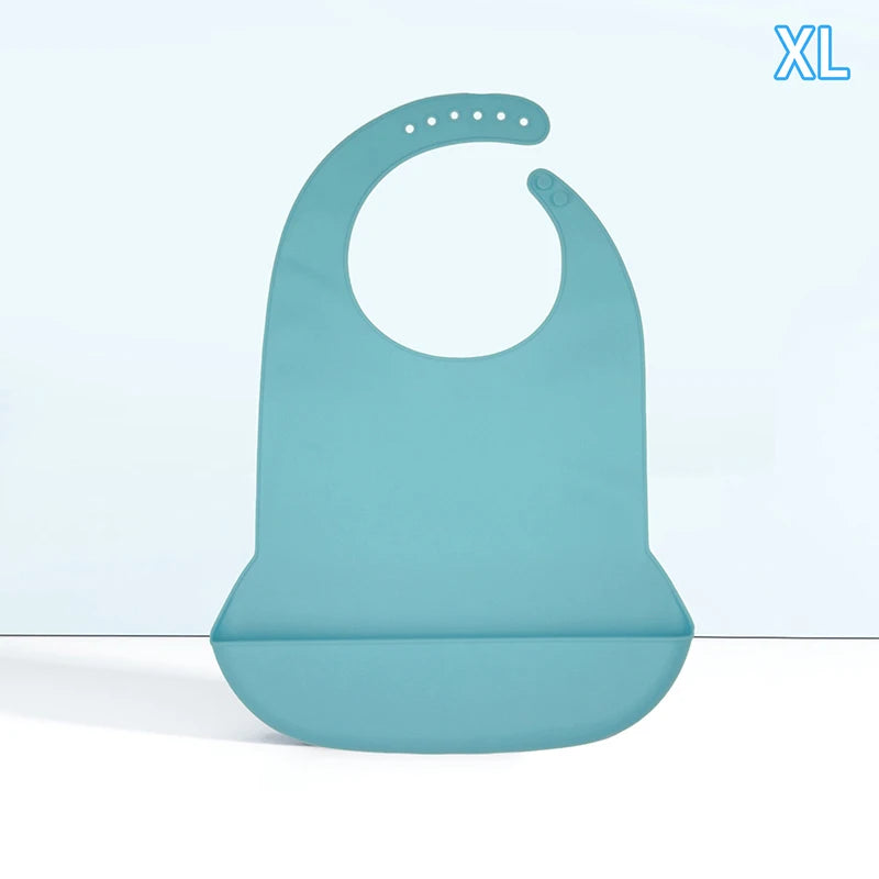 Wasserdichte Silikon-Erwachsenenlätzchen – Anti-Öl Essschutz-Schürze für Senioren und Menschen mit Behinderung