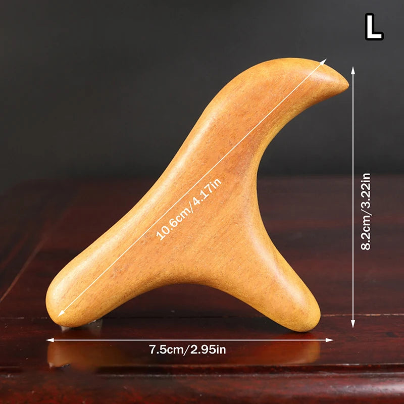 Sandelholz Massagewerkzeug – Triggerpunkt Massage Tool für Gesicht und Körper