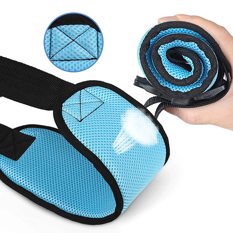 Verstellbarer Rollstuhl-Sicherheitsgurt – Gepolsterter Atmungsaktiver Sitzgurt mit Komfortstütze für Senioren und Patienten