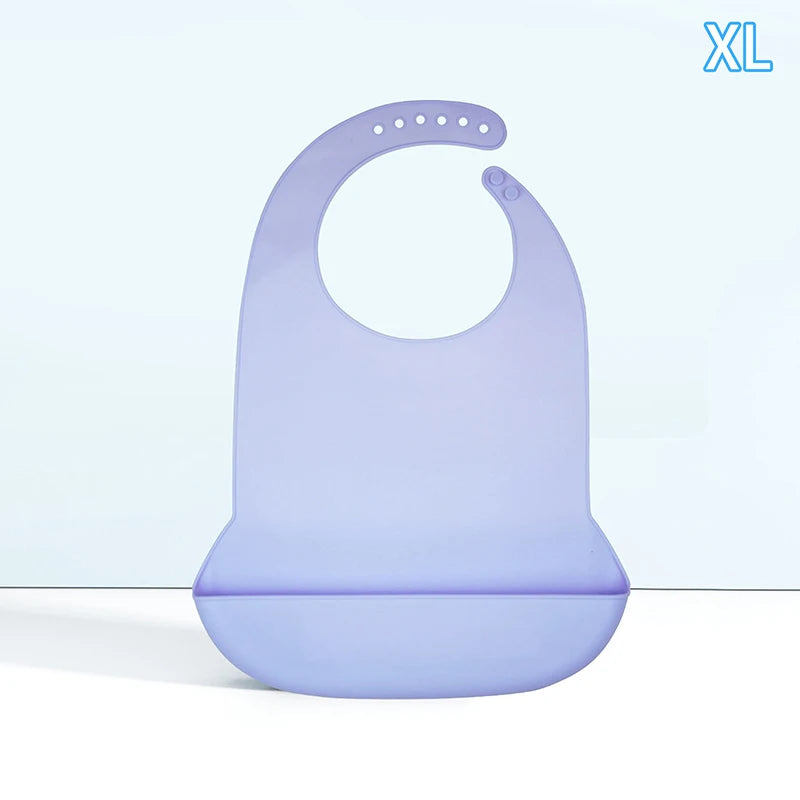 Wasserdichte Silikon-Erwachsenenlätzchen – Anti-Öl Essschutz-Schürze für Senioren und Menschen mit Behinderung